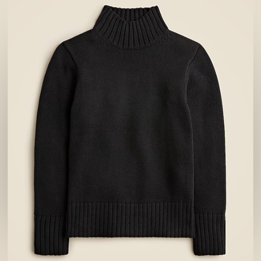 Black J.Crew Turtleneck Sweater